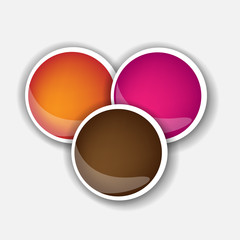 Background with abstract blank for text