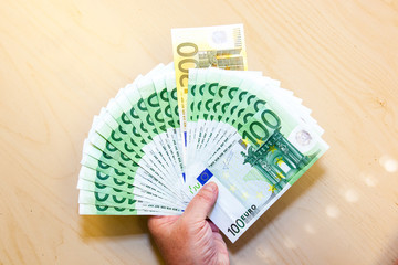 100 € banknotes