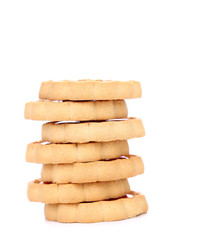 Stack of biscuits.