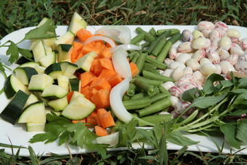 pr&eacute;paration pour soupe au pistou 1