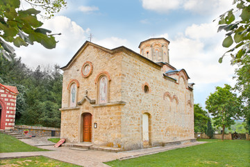 Fototapeta na wymiar Koporin Monastery in Velika Plana, Serbia.