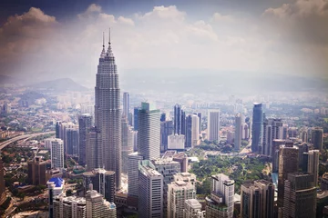 Möbelaufkleber moderne Stadt in Kuala Lumpur © zhu difeng