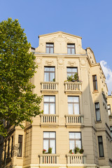 luxury buildings and flats in berlin, germany