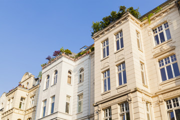 luxury buildings and flats in berlin, germany