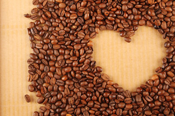 Coffee heart