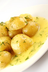 New Potato Bowl Boiled Food
