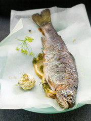 Grilled trout