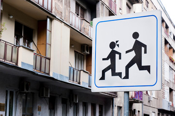 School sign