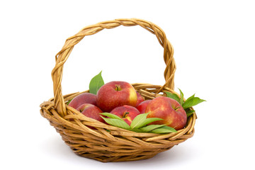 red apples in a basket