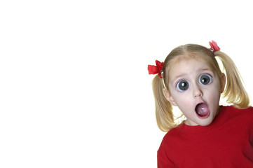 Surprised Little Girl