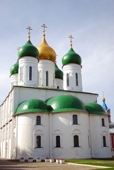 Fototapeta na wymiar Old church. Kremlin in Kolomna, Russia