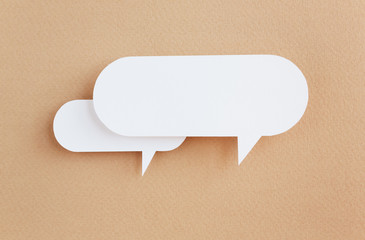 paper speech bubble