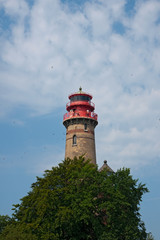Fototapeta na wymiar Leuchtturm auf Kap Arkona, Rügen, Mecklenburg-Vorpommern