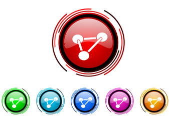 chemistry icon set