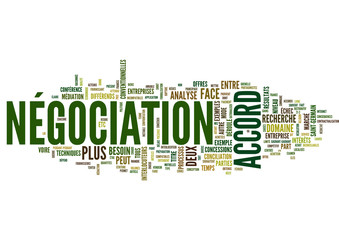 Négociation (collective, commerciale; tagcloud français)