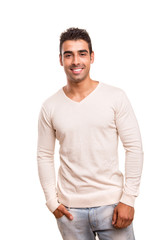 Fototapeta premium Portrait of a smiling young man