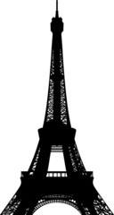 Paris - Eiffelturm Silhouette