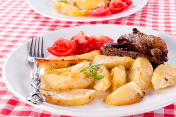 Meat and potato