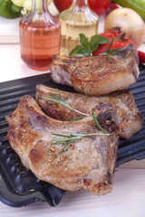 Fried pork chops 