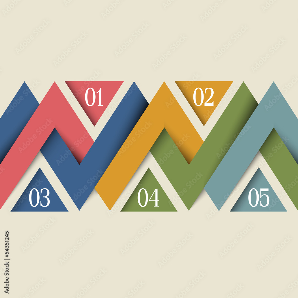Canvas Prints vector minimal infographics design