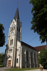 Fototapeta na wymiar Église de Port-Lesney, Jura, France