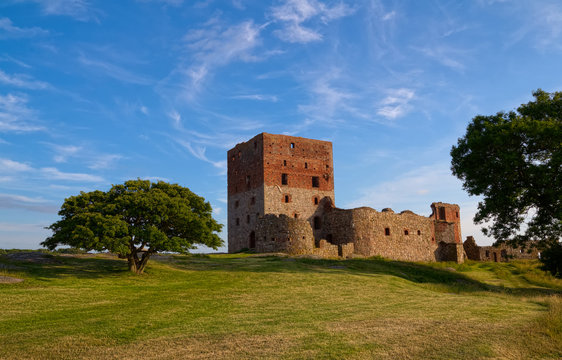 Ruins of an ancient danish castle