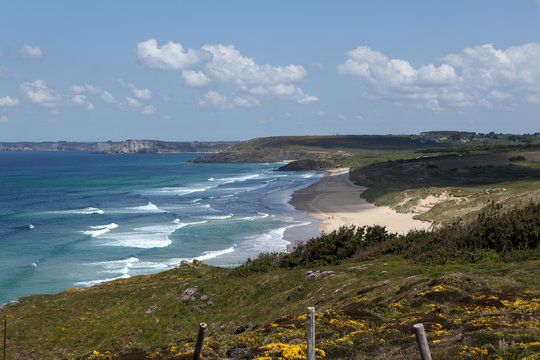 Plage de la Palue en Bretagne, France