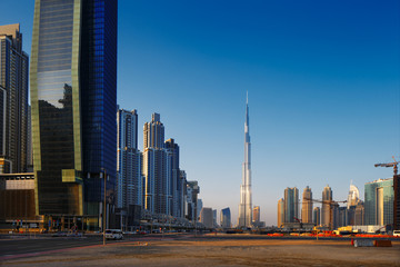 Fototapeta premium Business Bay Dubai, UAE is a mixed use development