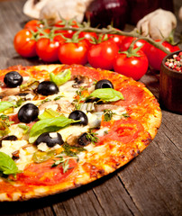 Fresh pizza
