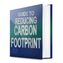 Carbon footprint concept.