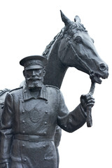 Obraz premium St. Petersburg's monument of railway