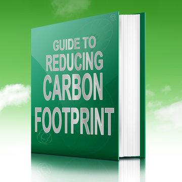 Carbon footprint concept.