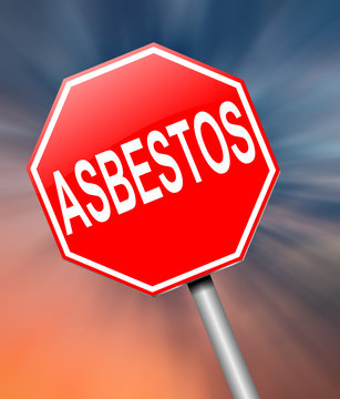 Asbestos concept.