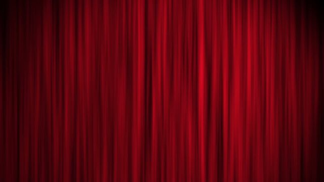 Red curtain background