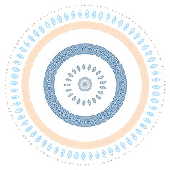 round ornamental vector illustration