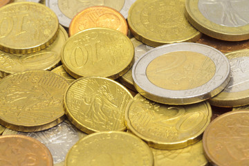 Euro coins
