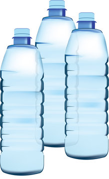 bottiglie di plastica.