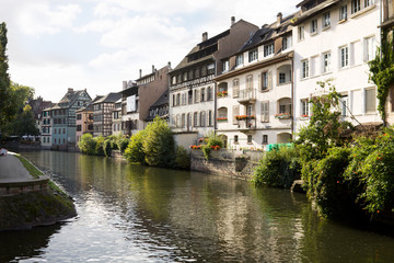 Obraz premium Cityscape in the Petite-France. Strasbourg, France