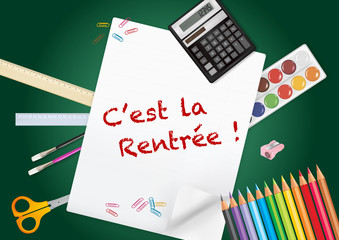 C'est la rentr&eacute;e !