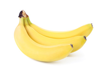 Bunch of bananas isolated