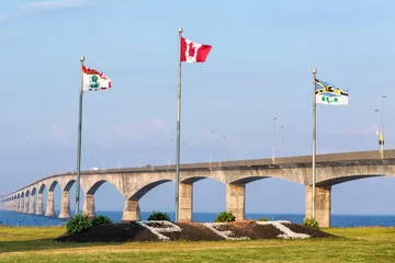 Deurstickers Prince Edward Island and the Confederation Bridge © V. J. Matthew
