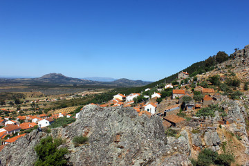 Fototapeta na wymiar Średniowieczna wioska Penha Garcia, Portugalii