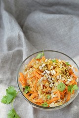 carrotand barley salad