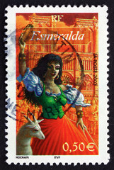 Postage stamp France 2003 Esmeralda, from Notre Dame de Paris