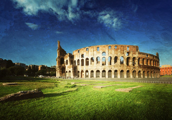 Colosseum in Rome, Italy