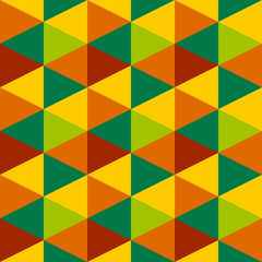 abstract retro geometric seamless pattern
