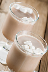 Cups of Hot Chocolate with marshmallows