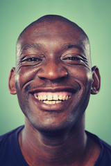 smiling portrait man