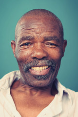 smiling portrait man