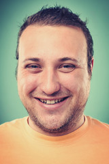 Obraz premium smiling portrait man